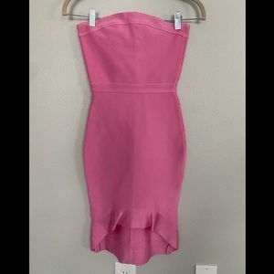 Mistress Rocks Pink Bandage Dress